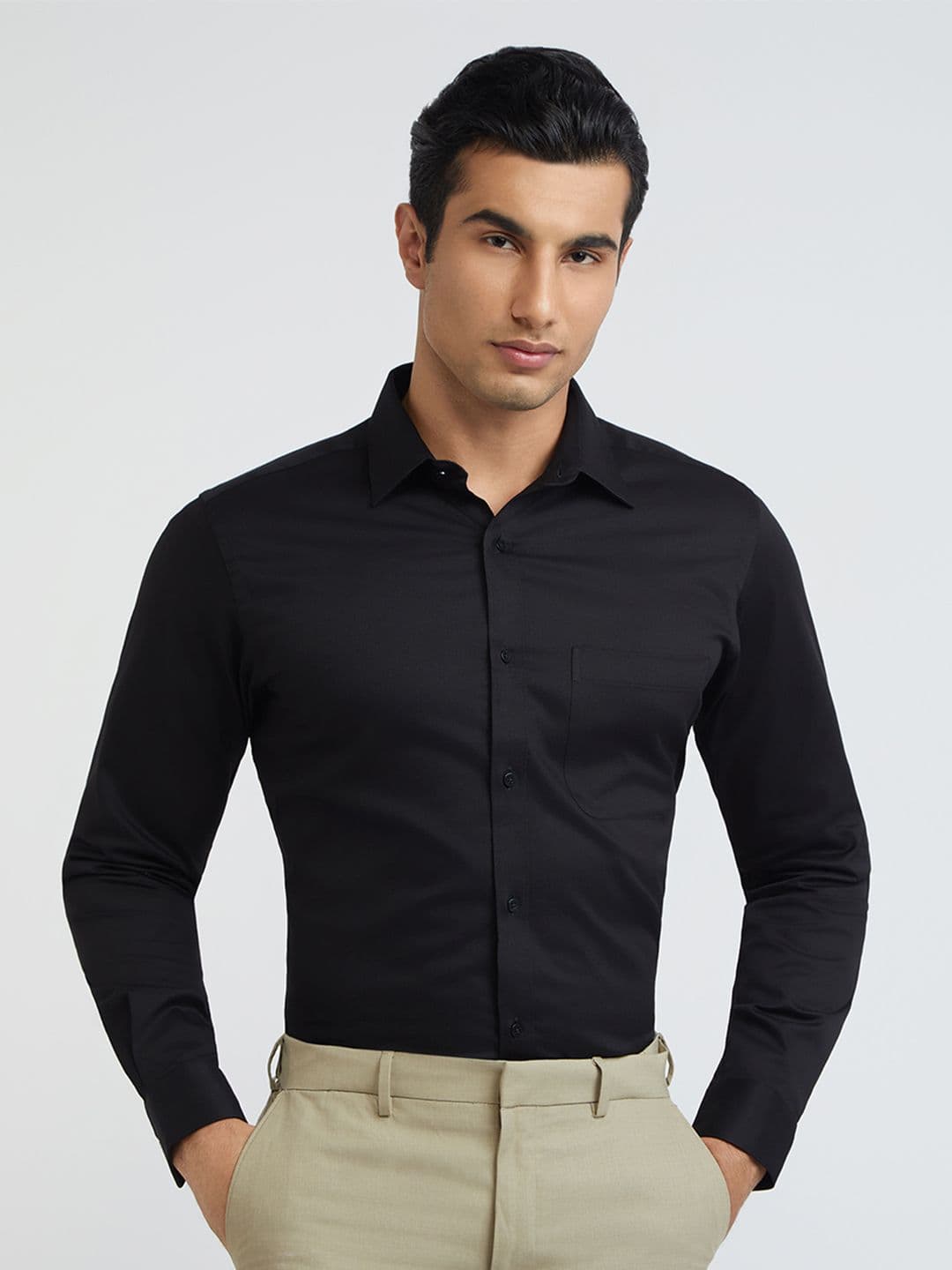 Raymond Pure Cotton Slim Fit Formal Shirt - view 1