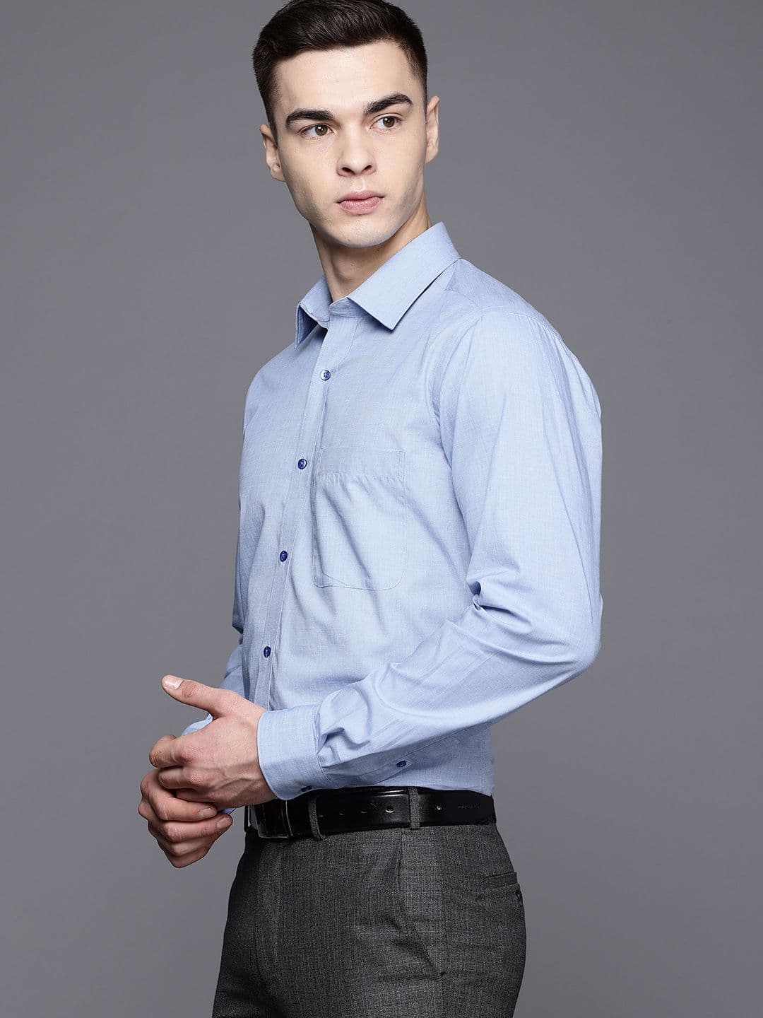 Raymond Pure Cotton Slim Fit Formal Shirt - view 1