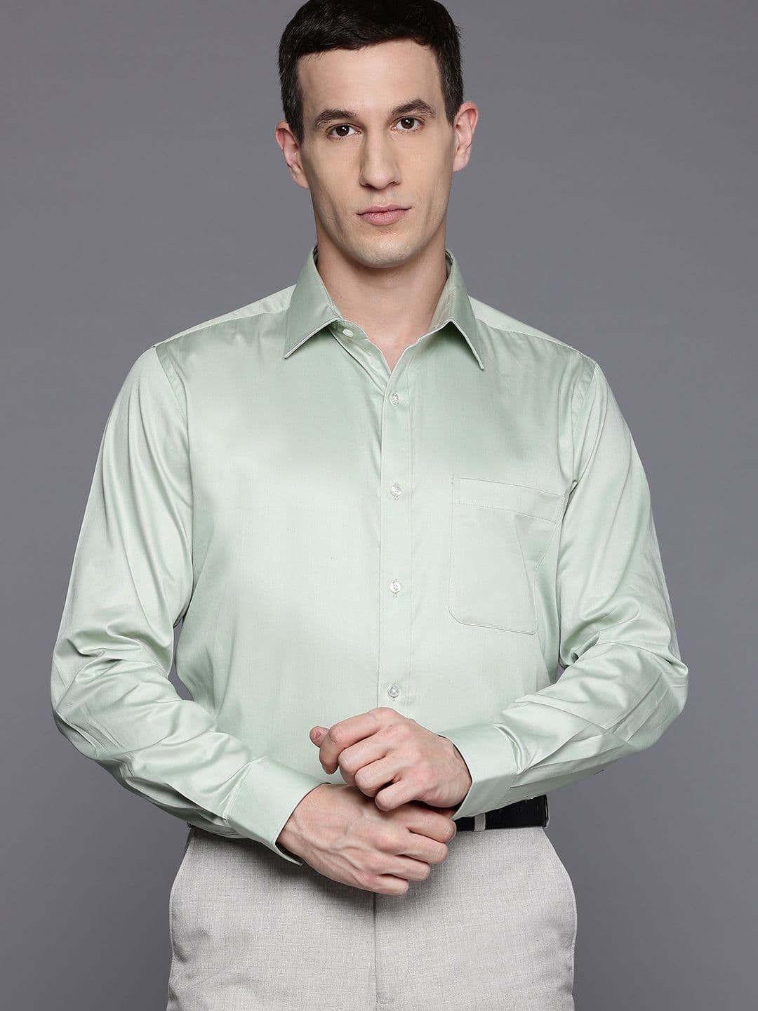 Raymond Slim Fit Opaque Formal Shirt - view 1