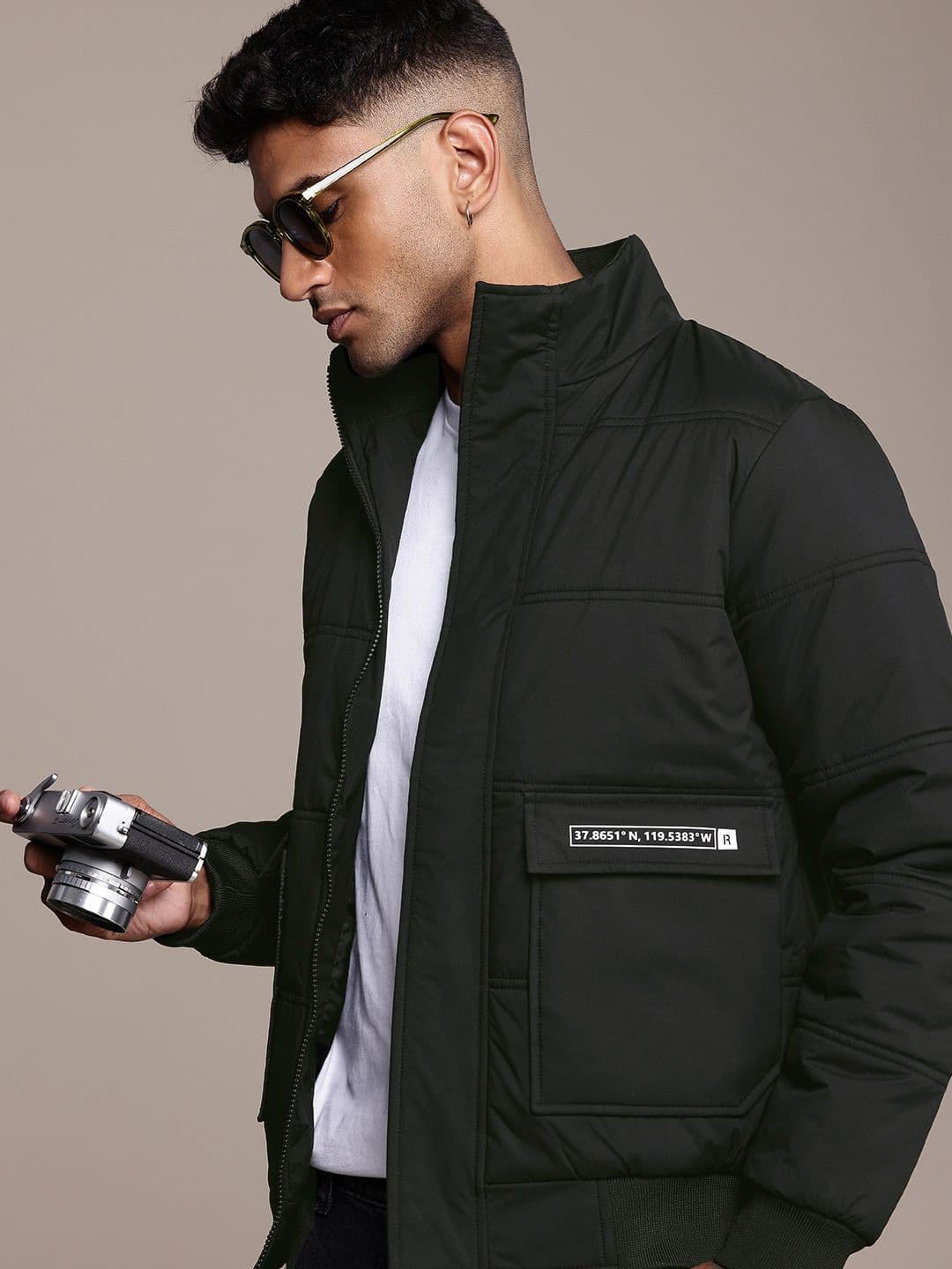 The Roadster Life Co. Mock Collar Padded Jacket - view 1