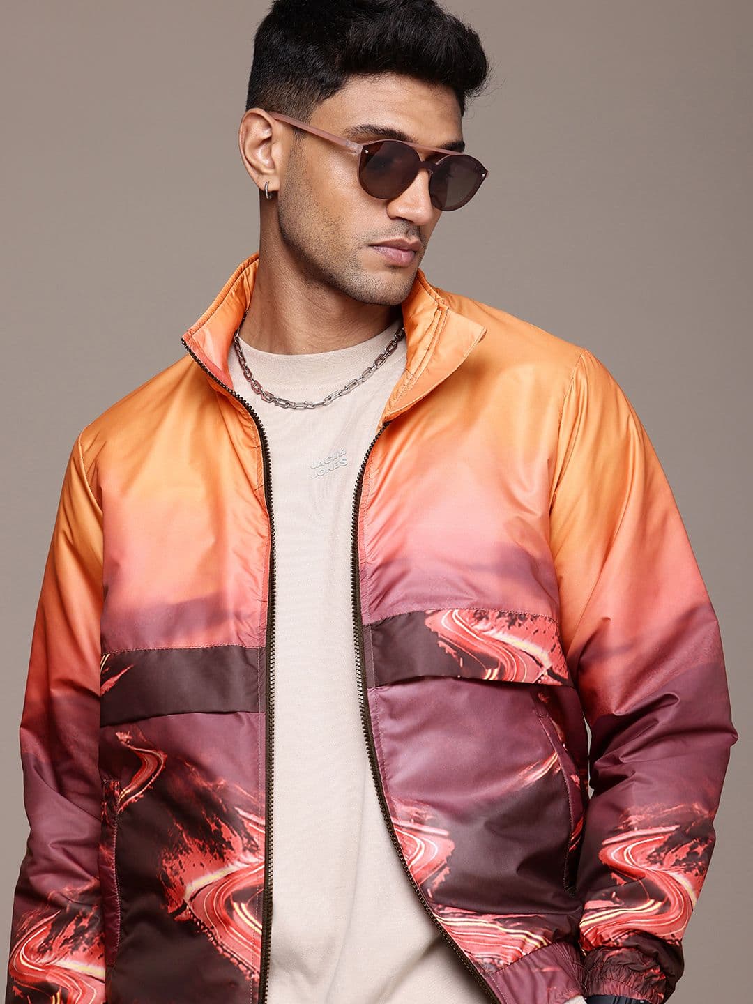The Roadster Life Co. Graphic Printed Bomber Jacket - view 1