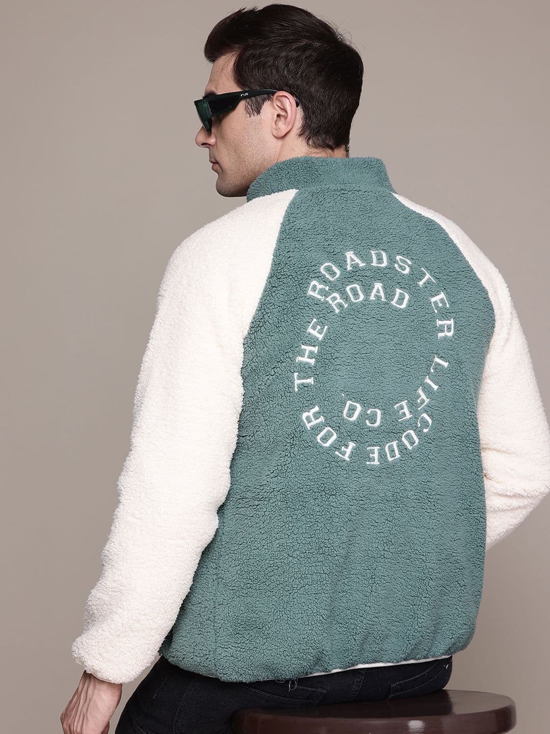 The Roadster Lifestyle Co. Typography Sherpa Jacket - view 1