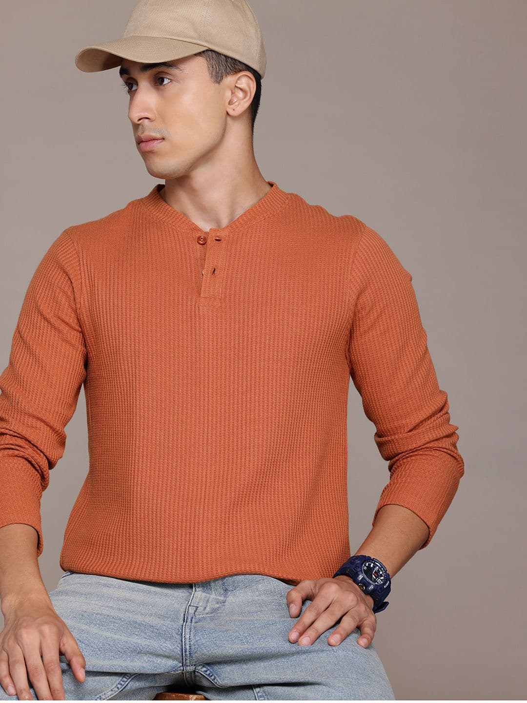 The Roadster Lifestyle Co. Henley Neck T-shirt - view 1