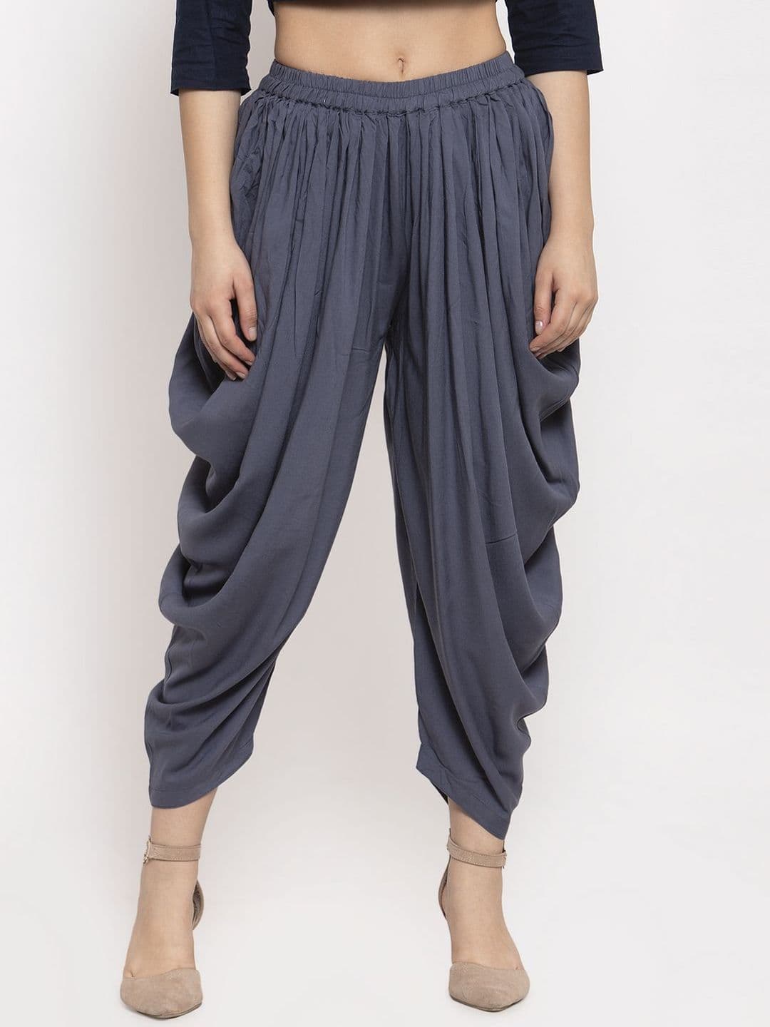 Clora Creation Women Pleated Dhoti Pant - view 1