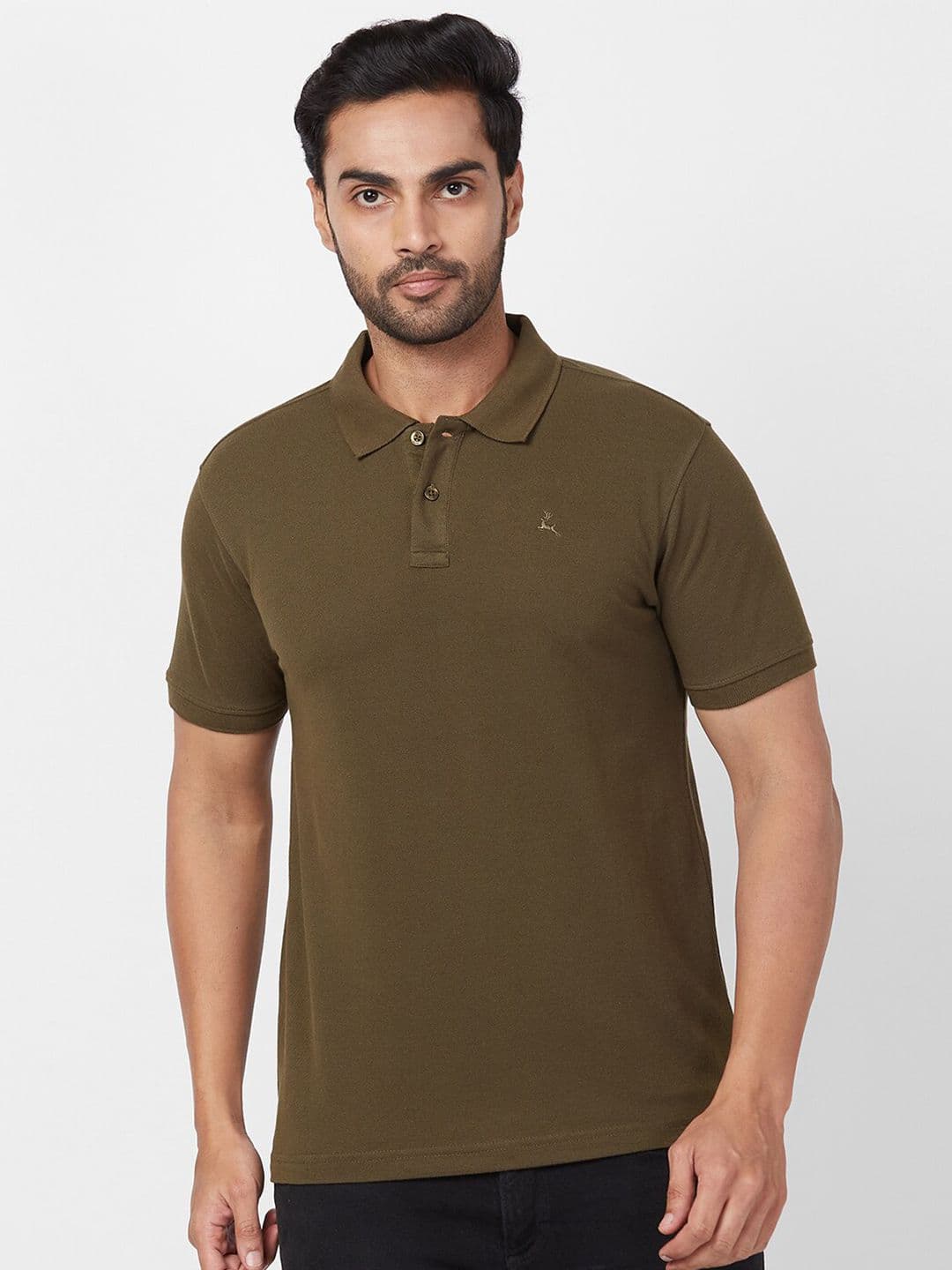 Parx Polo Collar Short Sleeves Knitted T-shirt - view 1