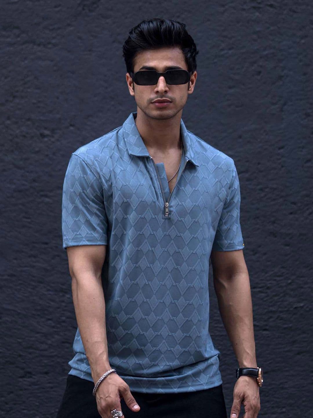 Maniac Men Polo Collar Slim Fit T-shirt - view 1