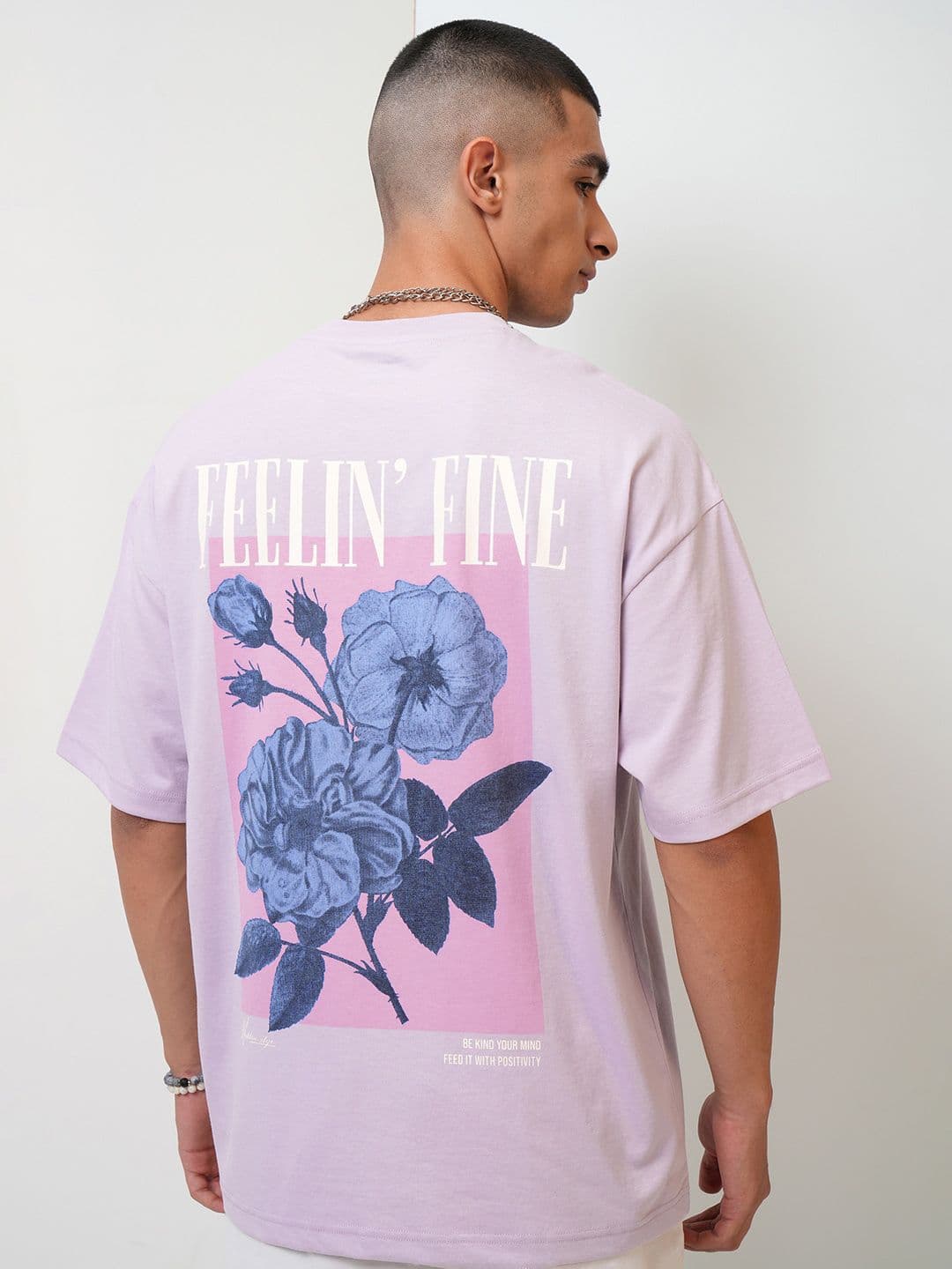 HIGHLANDER Printed Round Neck Oversized T-shirt - view 1