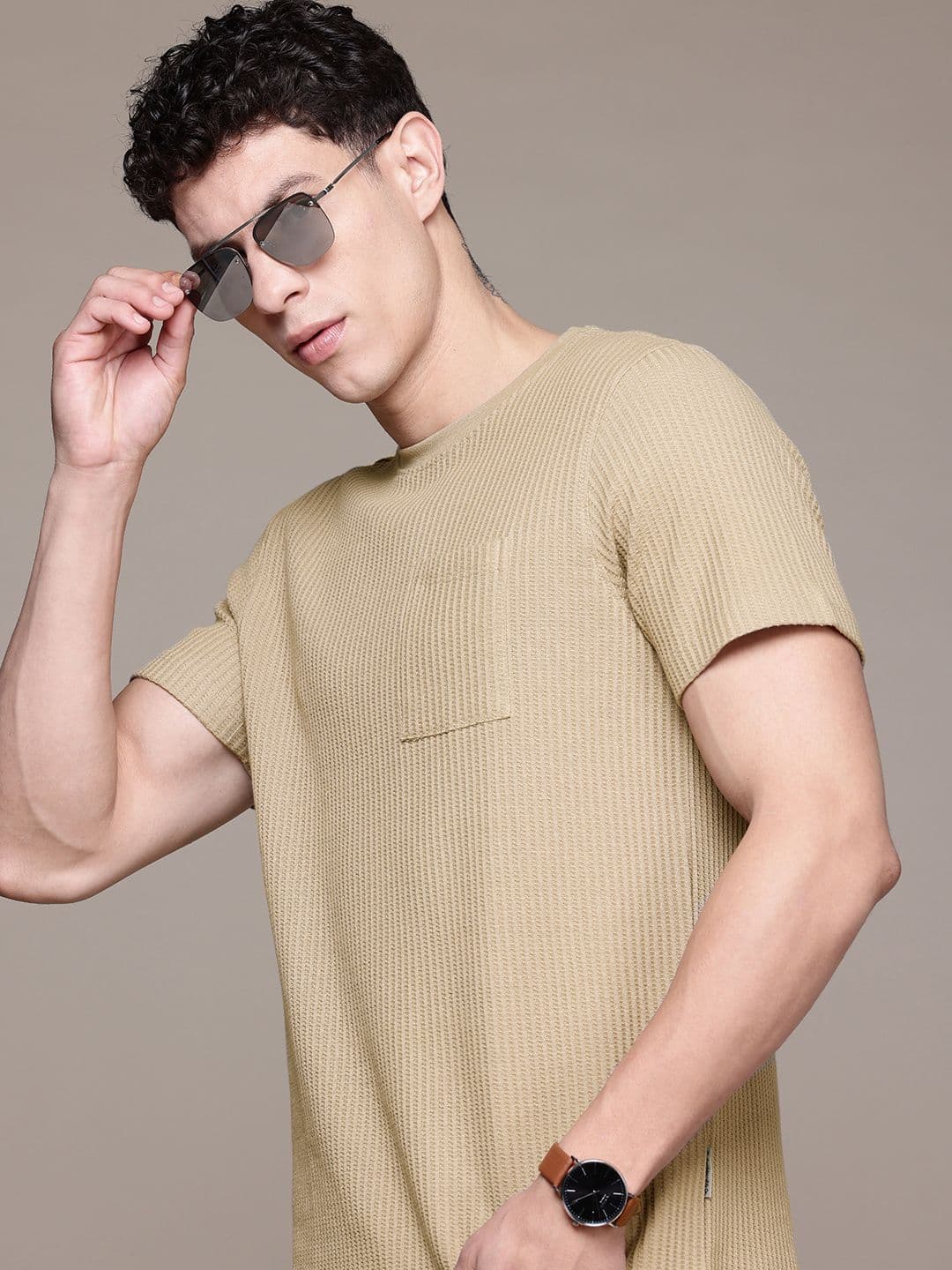 The Roadster Lifestyle Co. Textured Patch Pocket T-shirt - view 1