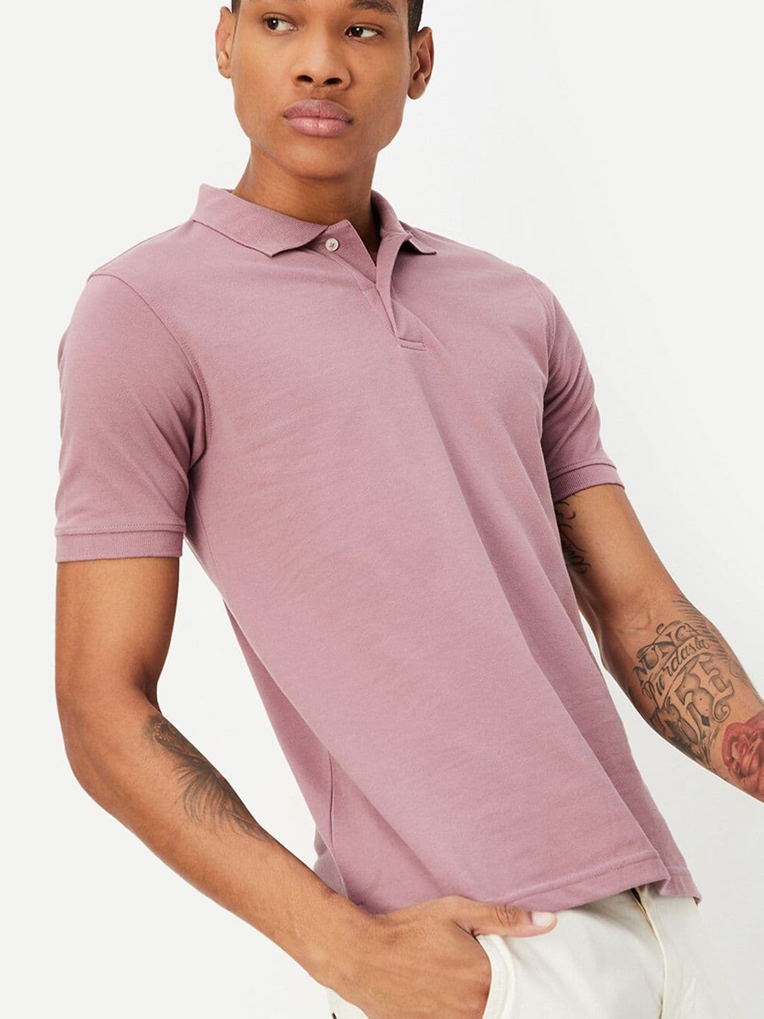 max Polo Collar Cotton T-shirt - view 1