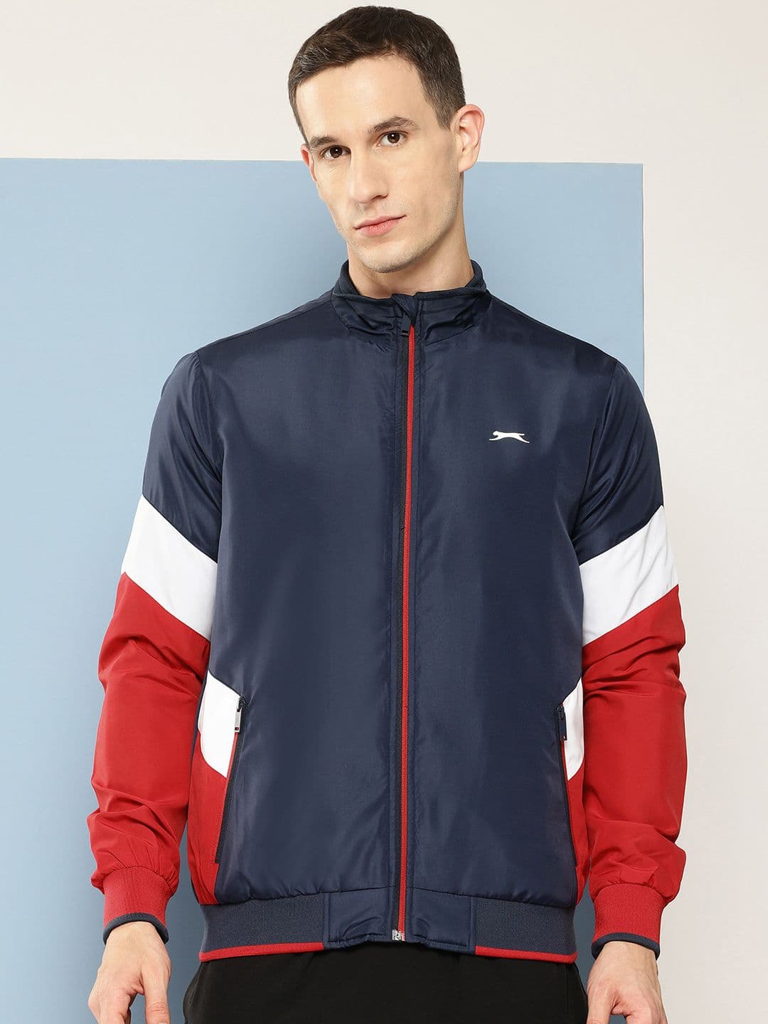 Slazenger Contrast Sleeves Panel Sporty Jacket - view 1
