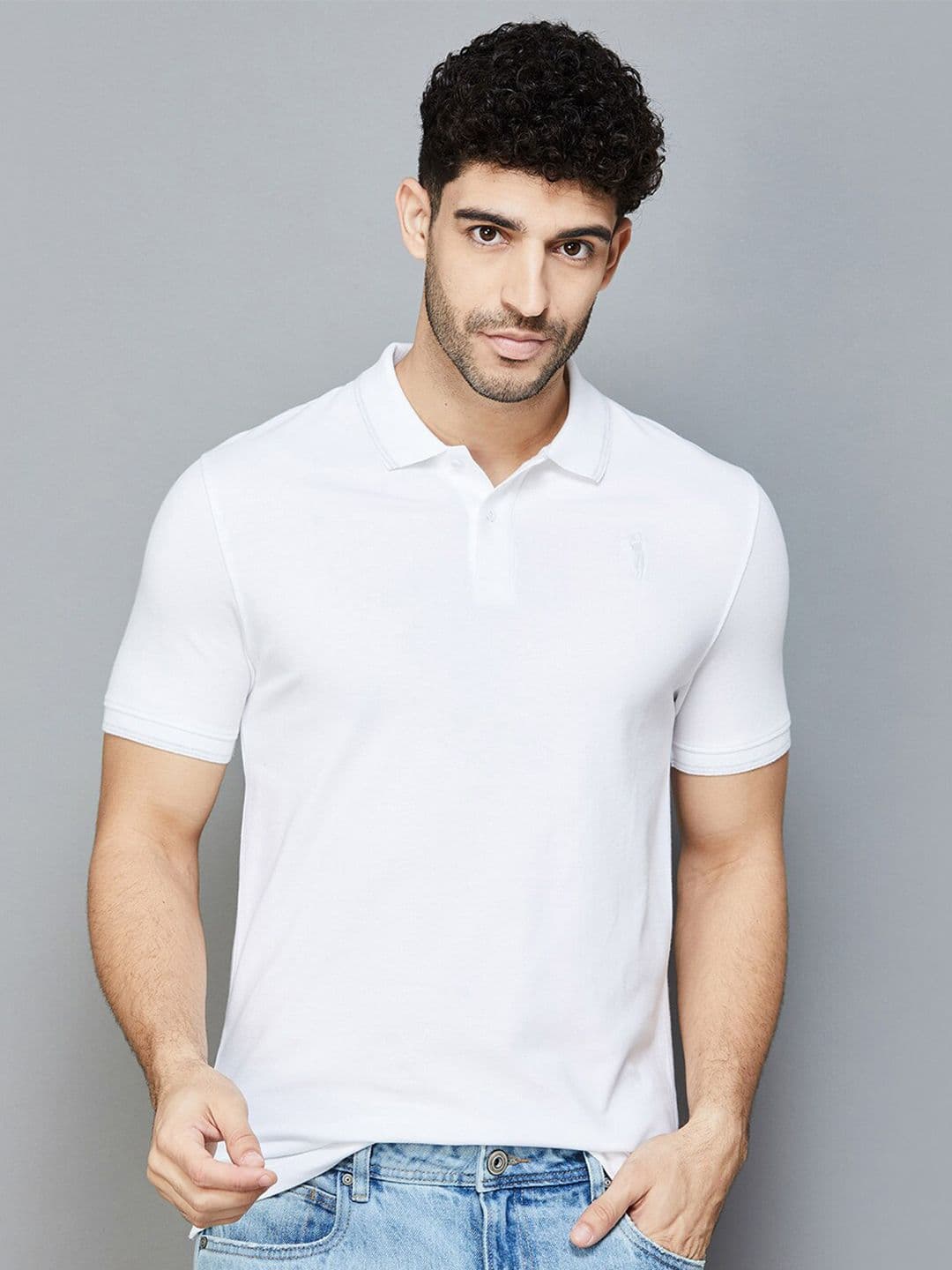 Bossini Polo Collar Short Sleeves Cotton T-shirt - view 1