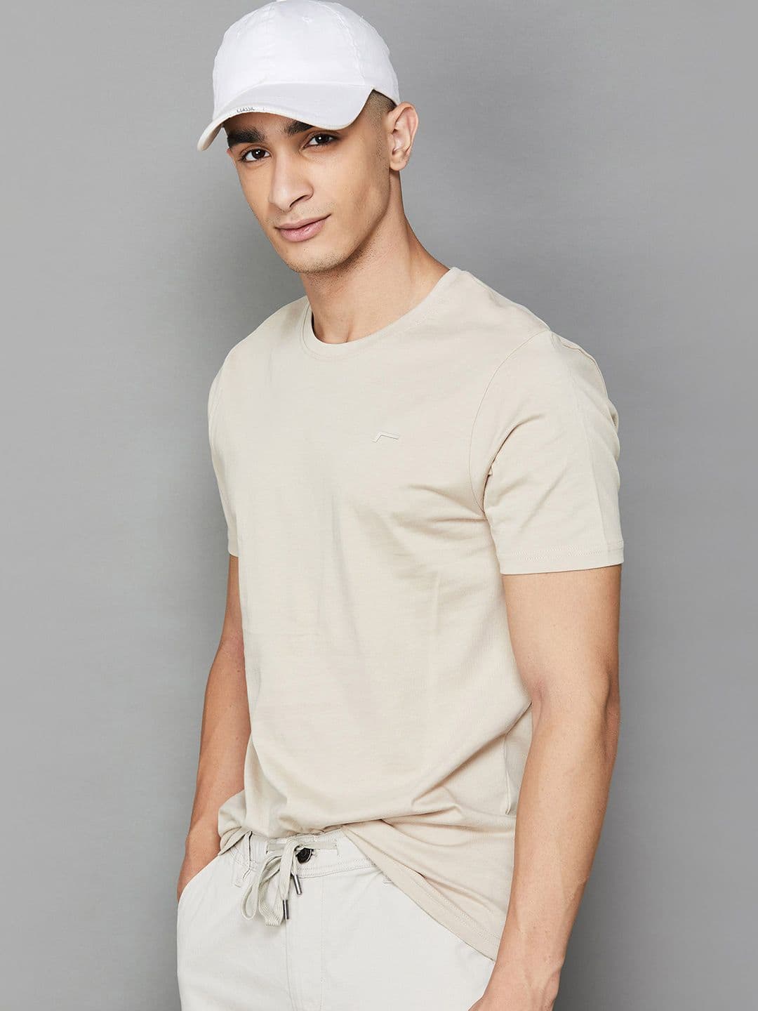 Fame Forever by Lifestyle Round Neck Short Sleeves Cotton T-shirt - view 1