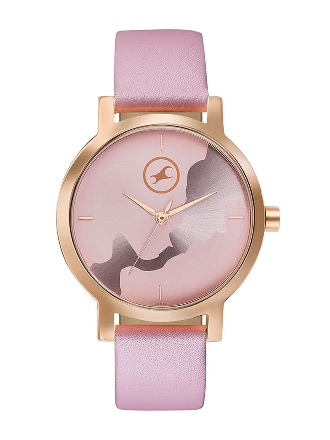 Fastrack Women Grace Patterned Leather Analogue Watch 6222WL02-Pink - view 1