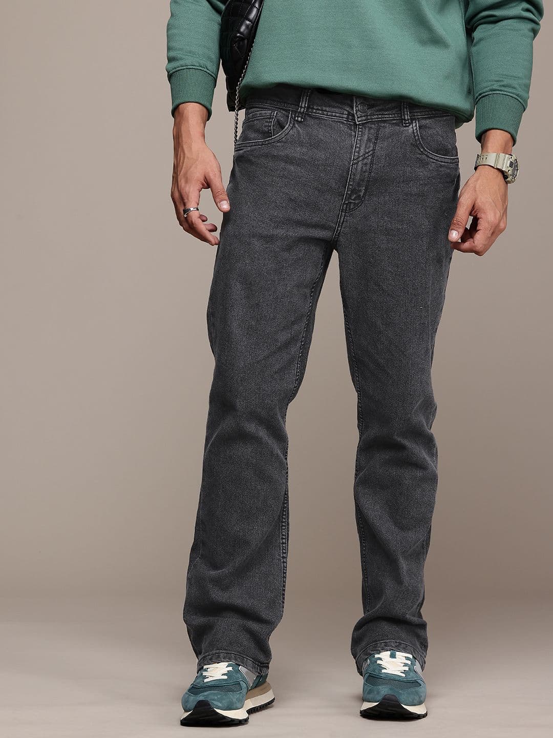 The Roadster Life Co. Men Bootcut Fit Stretchable Jeans - view 1