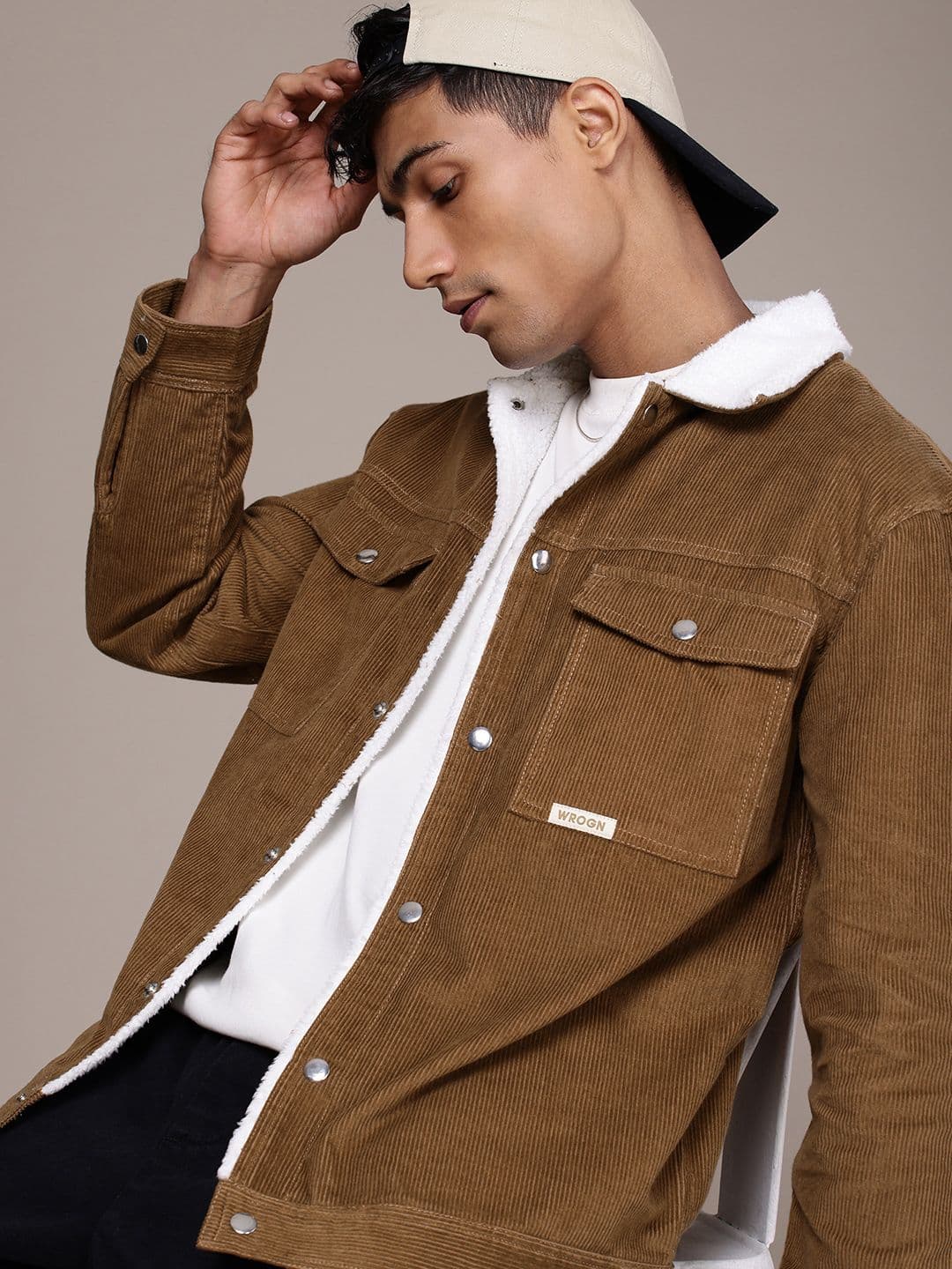 WROGN Corduroy Comfort Fit Tailored Jacket - view 1