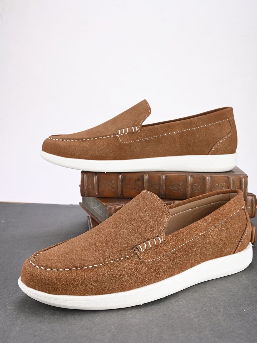 Mast & Harbour Men Suede Slip-On Sneakers - view 1