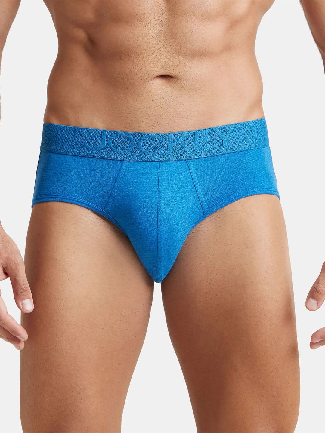 Jockey Bamboo Cotton Elastane Stretch Breathable Mesh Brief with StayDry Treatment - LM05 - view 1