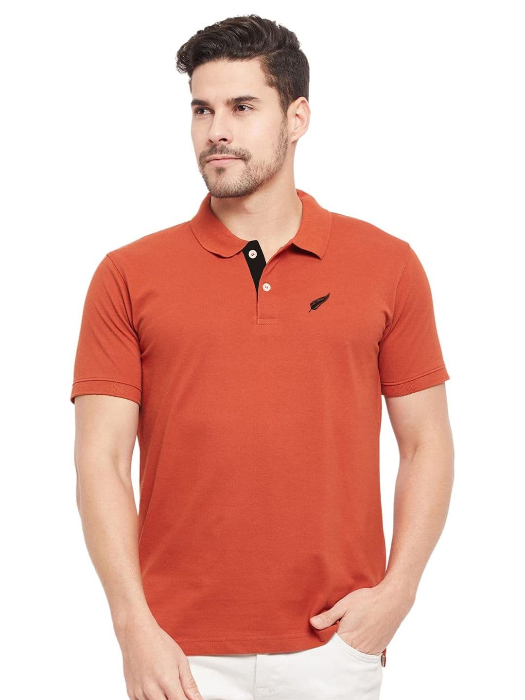 Polo Plus Men Polo Collar Bio Finish T-shirt - view 1