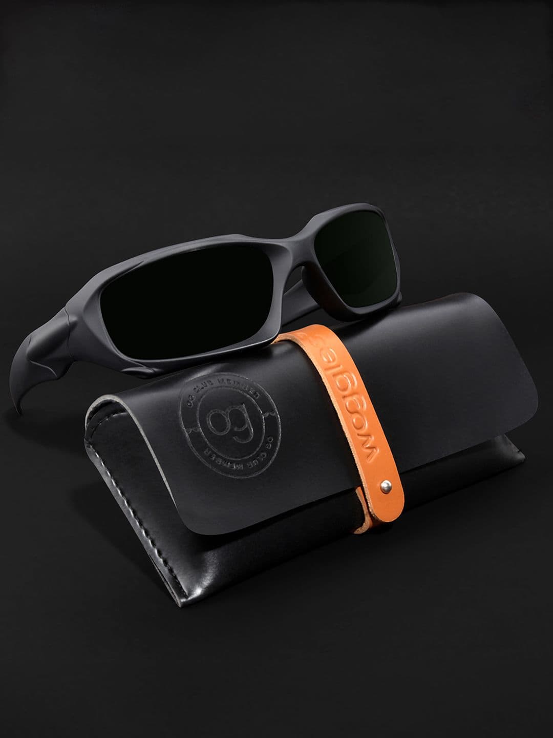 Woggles Unisex Rectangle Sunglasses with Polarised Lens - view 1