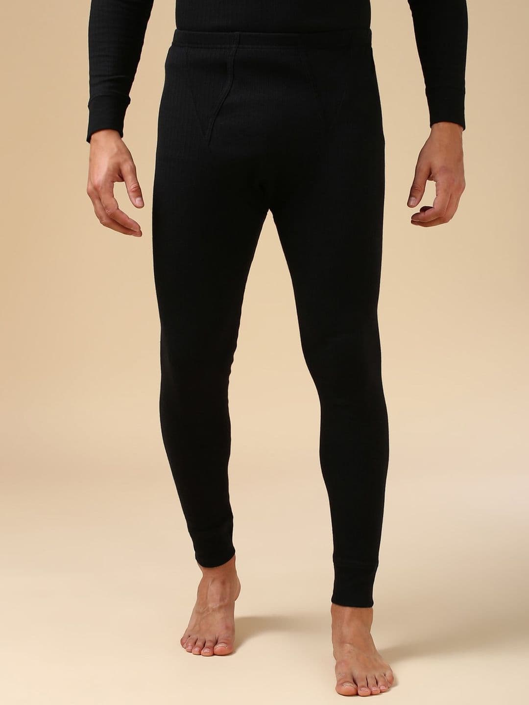 Van Heusen Innerwear Men Solid Anti Bacterial And Snug Fit Thermal Bottoms - view 1