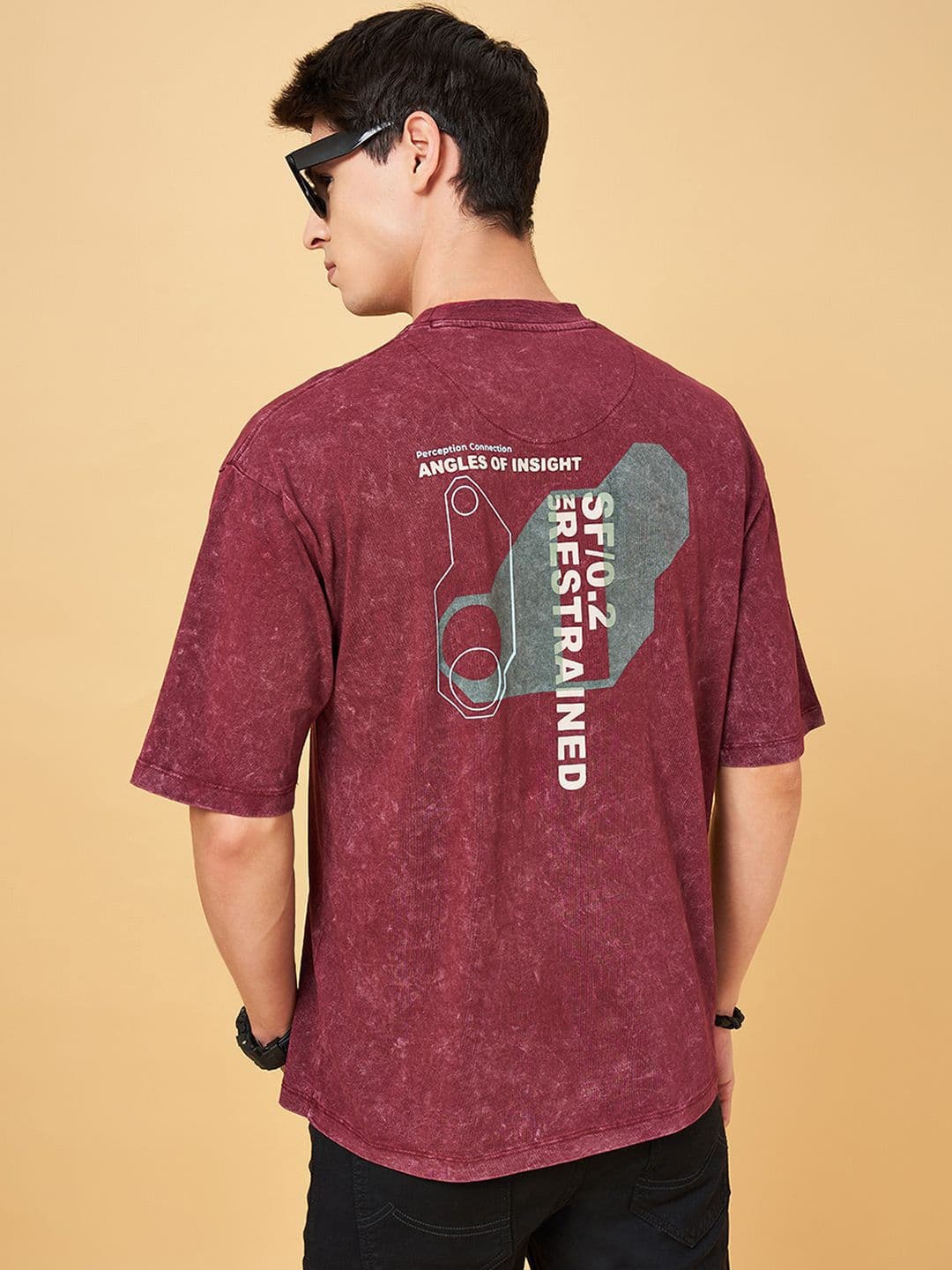SF JEANS by Pantaloons Men Typography Printed T-shirt - view 1