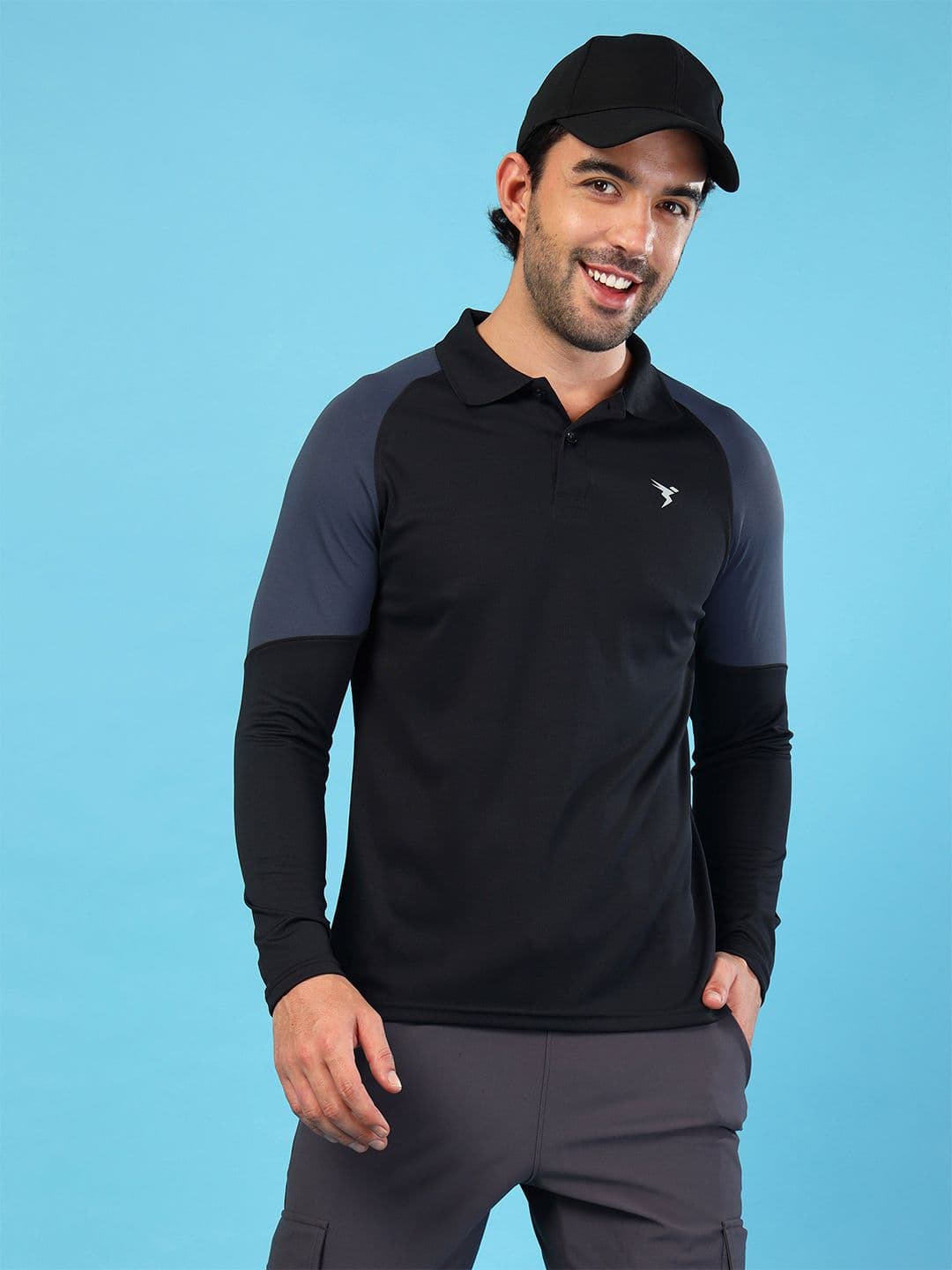 Technosport Men High Neck UPF50 Slim Fit T-shirt - view 1