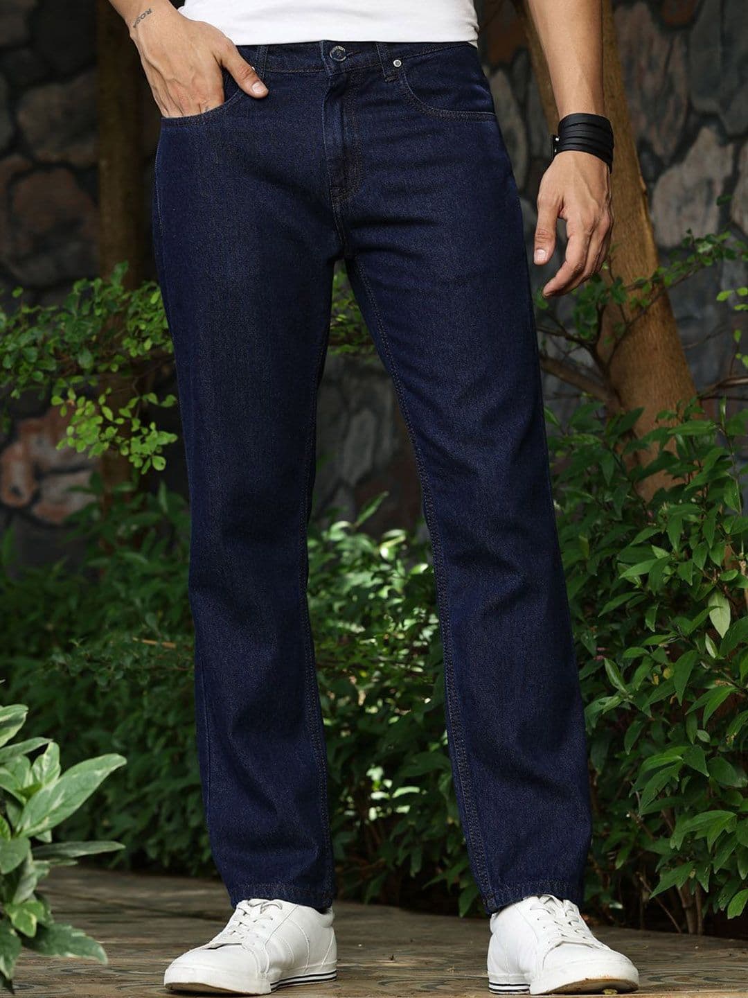 Thomas Scott Men Smart Pure Cotton Relaxed Fit Jeans - view 1