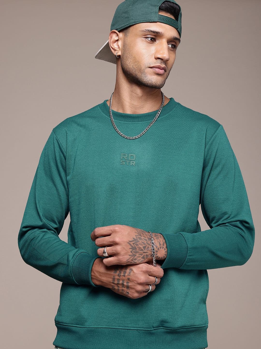 The Roadster Life Co. Solid Regular Fit Sweatshirt - view 1