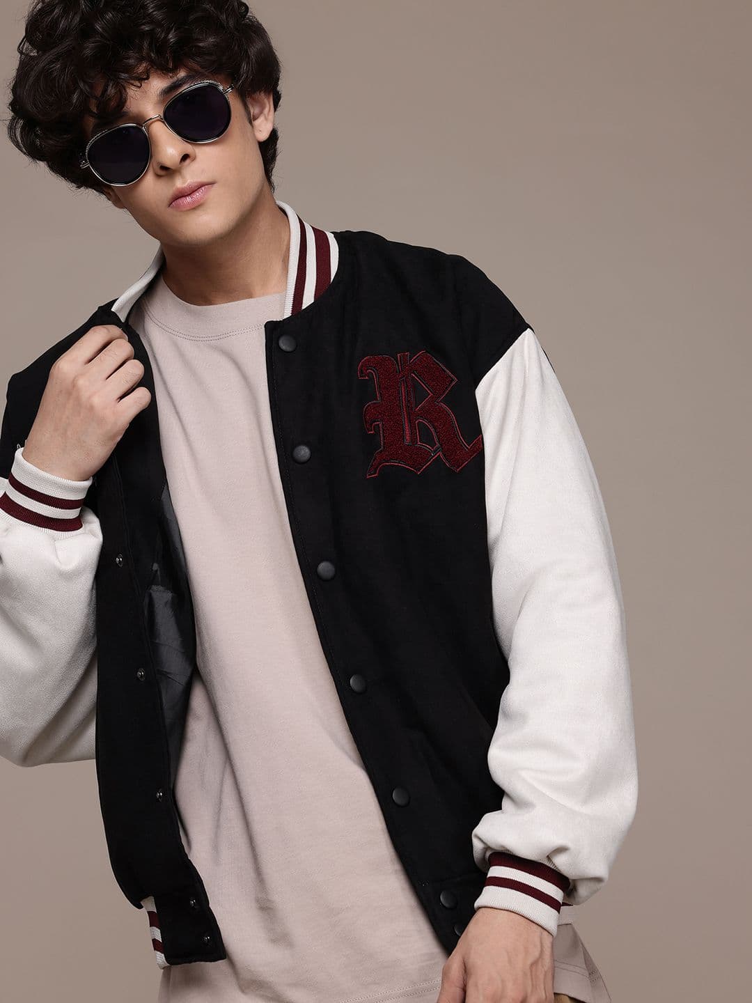 The Roadster Lifestyle Co. Embroidered Bomber Jacket - view 1