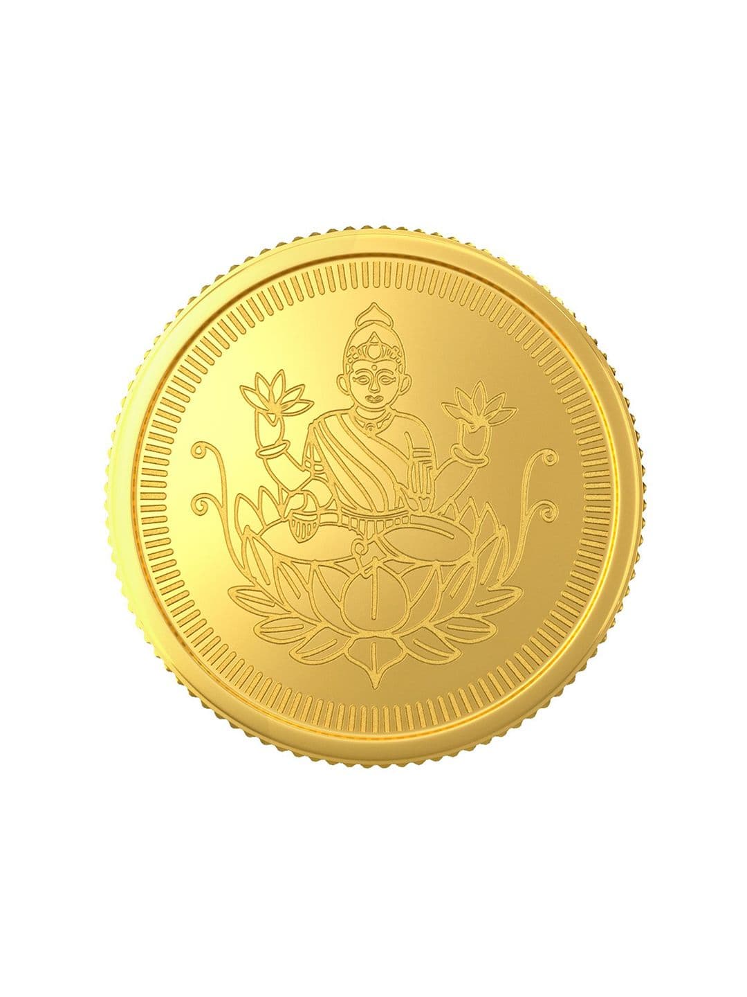 Joyalukkas Lakshmi 22KT Gold Coin-1gm - view 1