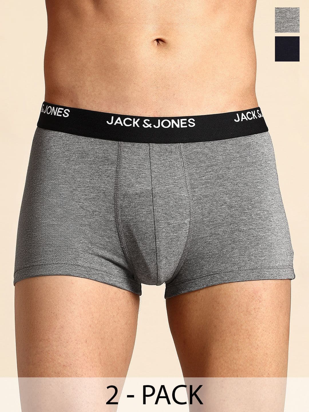 Jack & Jones Men Pack of 2 Low Rise Trunks 2542257006 - view 1
