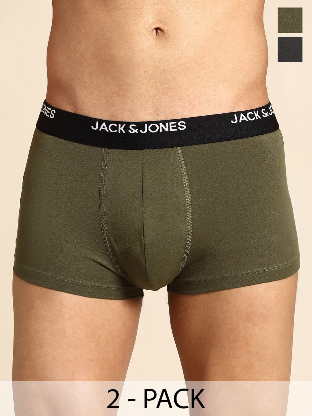 Jack & Jones Men Pack of 2 Low Rise Trunks 2542257028 - view 1