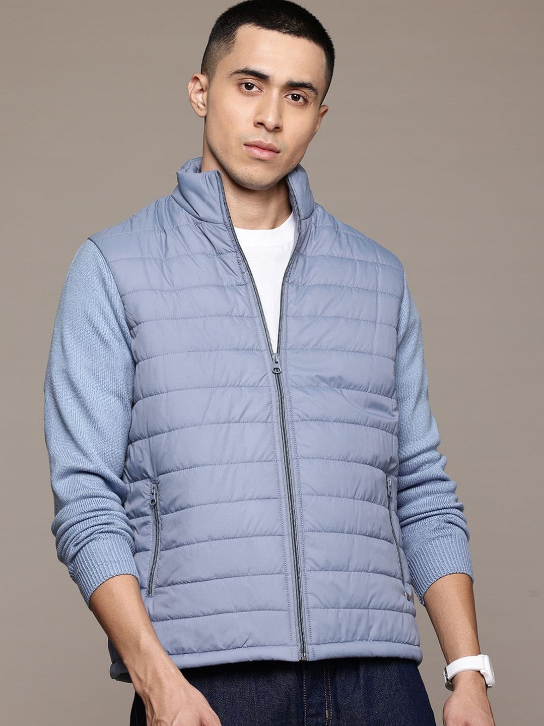 The Roadster Lifestyle Co. Mock Collar Padded Jacket - view 1