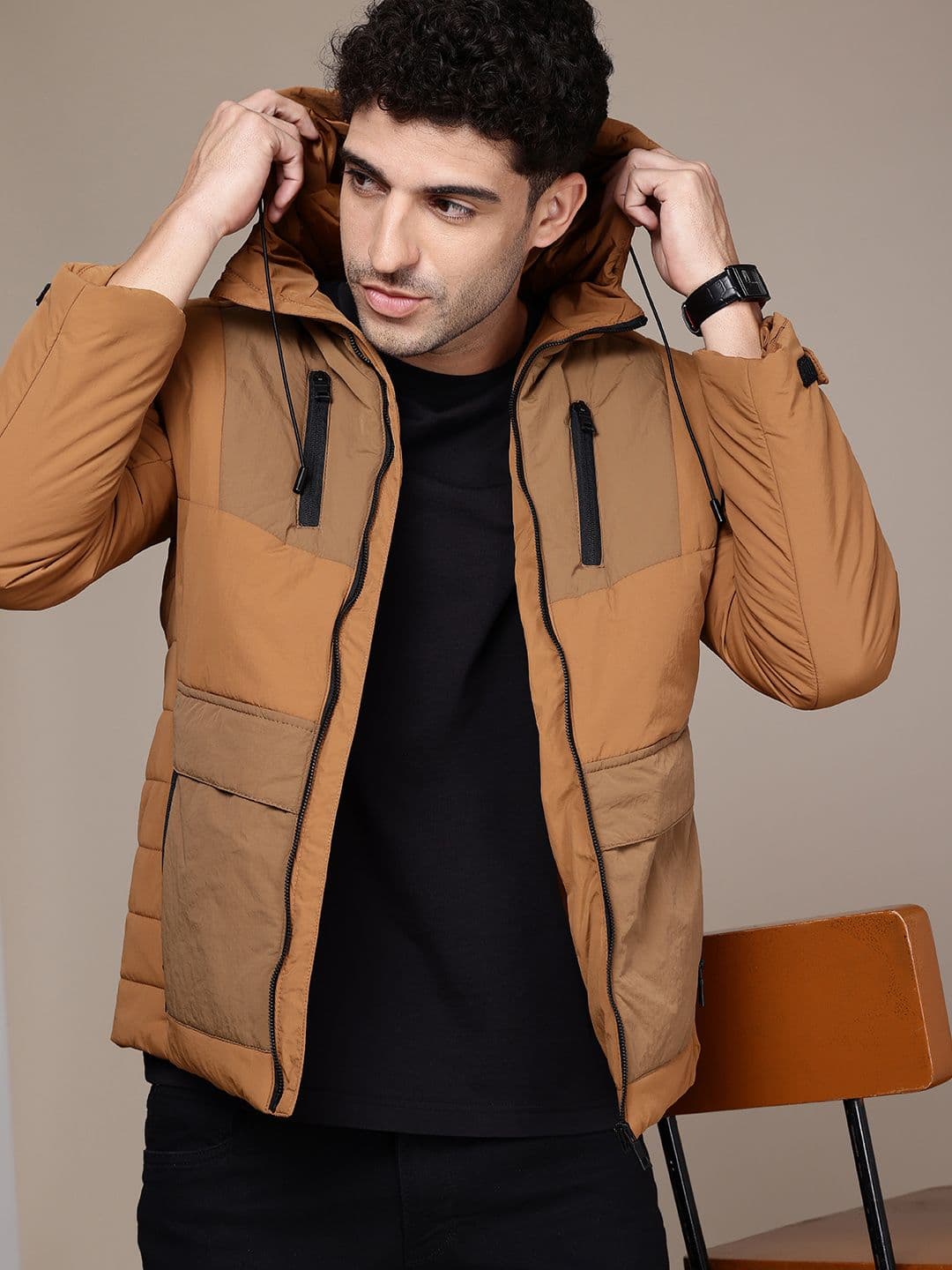 Nautica Hooded Padded Jacket - view 1