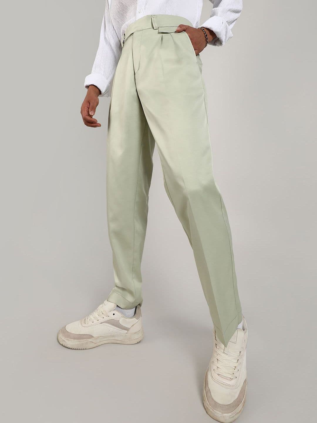 CAHOOT Campus Sutra Men Comfort Mid-Rise Regular Fit Chinos Trousers - view 1