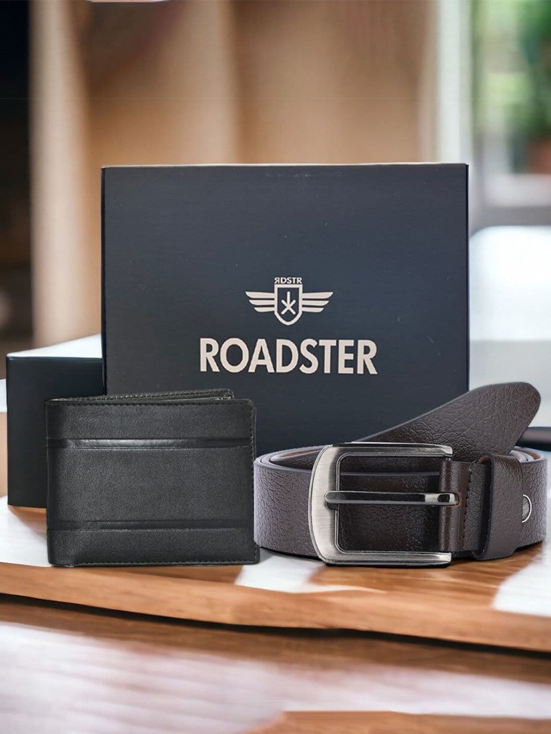 The Roadster Lifestyle Co. Men Accessory Gift Set of Belt & Wallet Combo - view 1