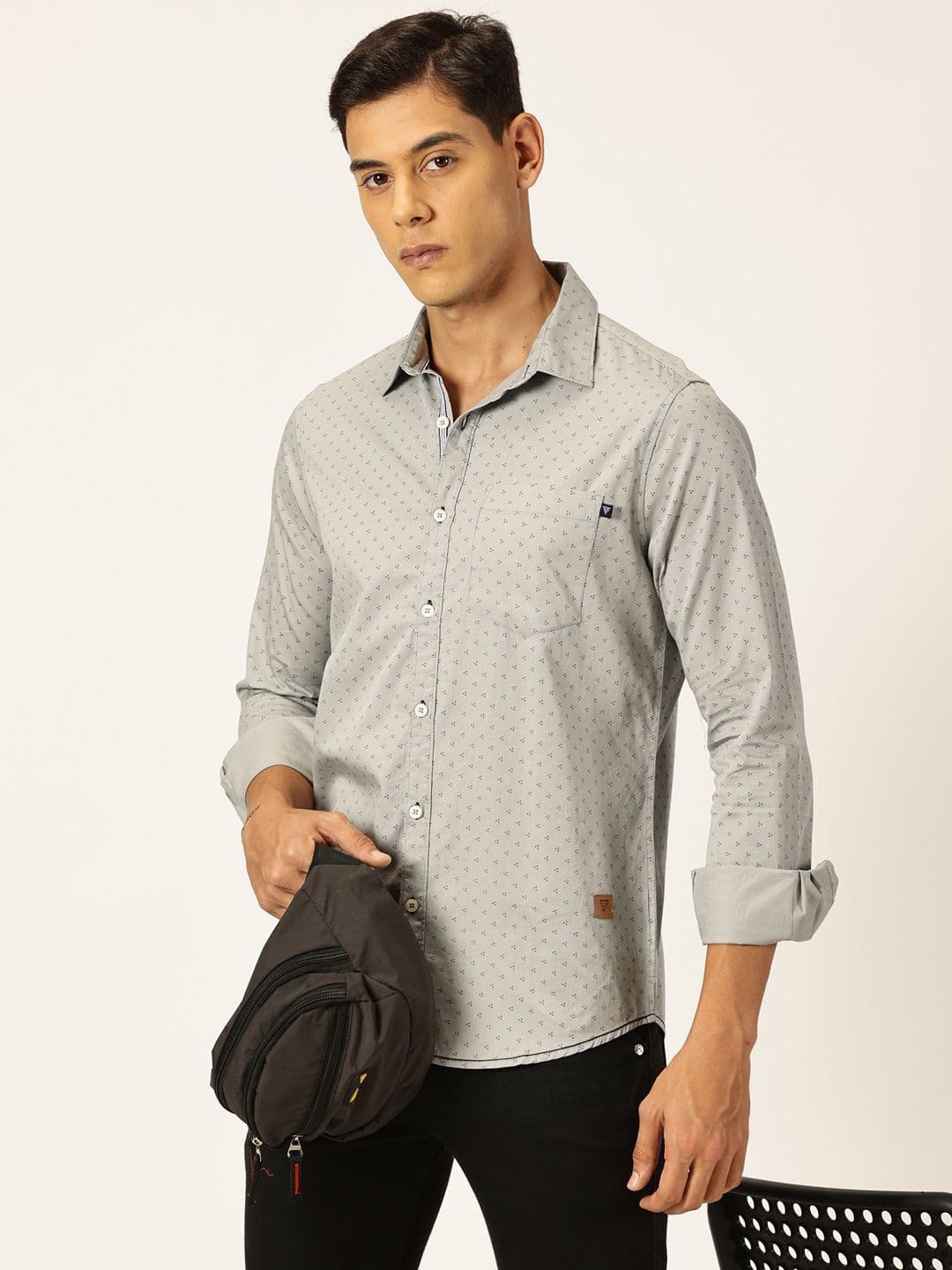 Thomas Scott Premium Opaque Printed Cotton Casual Shirt - view 1