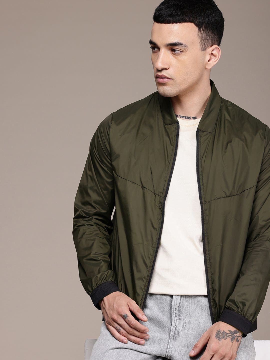 The Roadster Life Co. Mandarin Collar Tailored Jacket - view 1