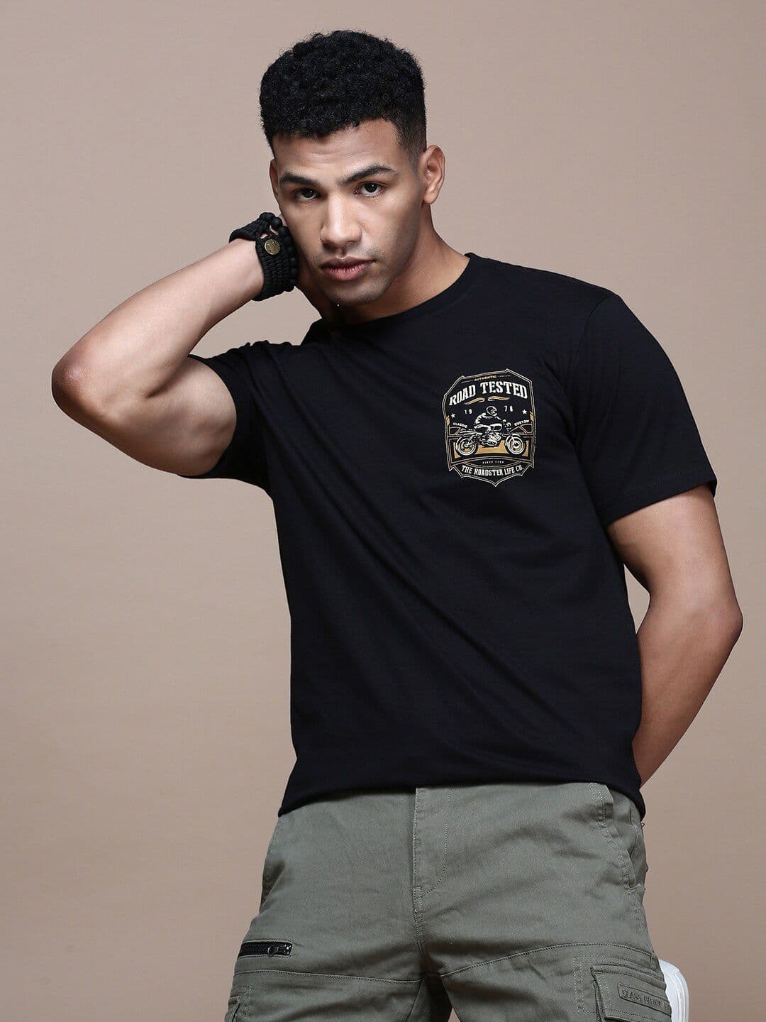 The Roadster Lifestyle Co. Men Graphic Printed Cotton T-shirt - view 1