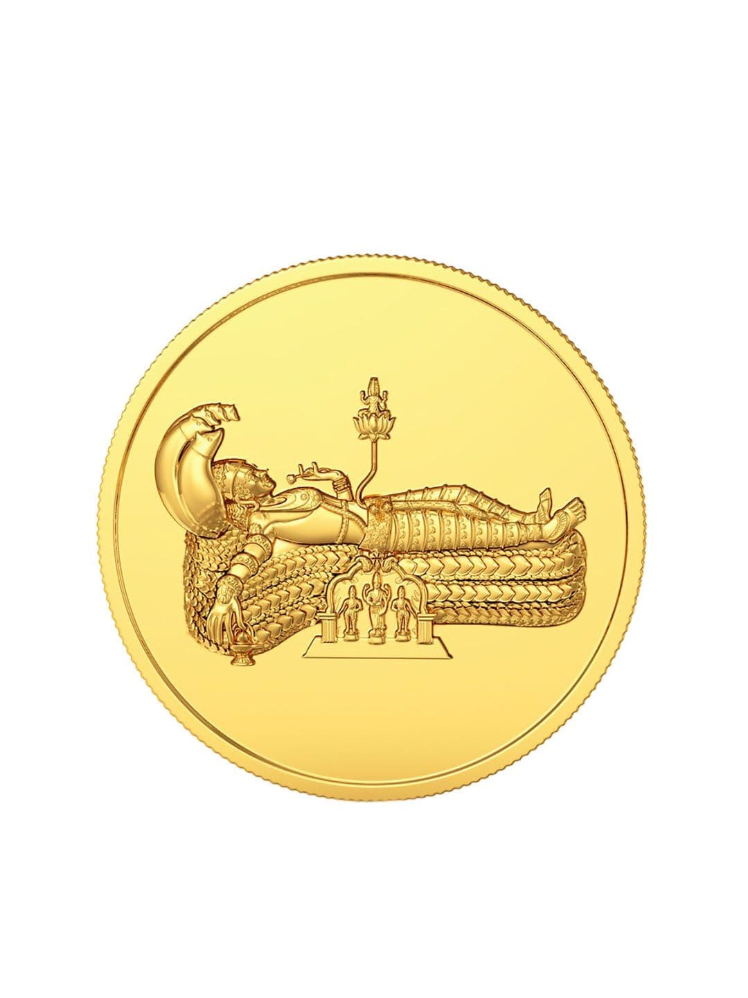 Joyalukkas Lord Vishnu 22KT Gold Coin -1 gm - view 1
