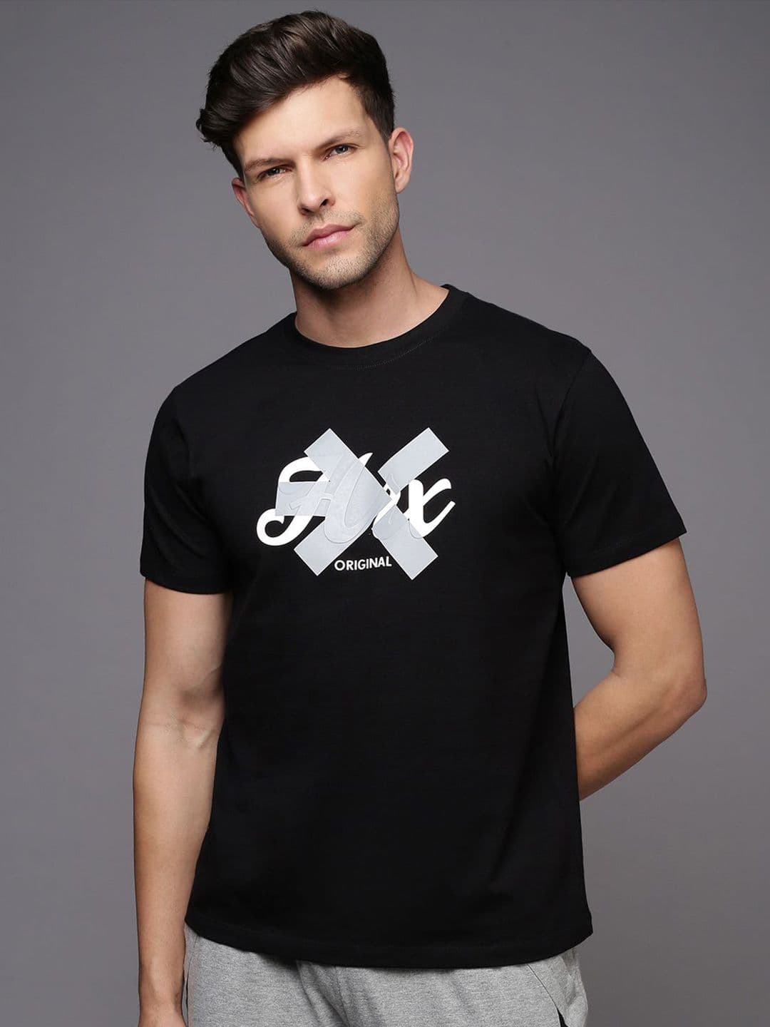 HRX by Hrithik Roshan Men Typography Printed Round Neck T-shirt - view 1