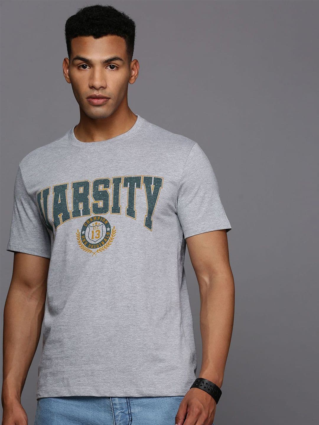 HRX by Hrithik Roshan Men Typography Printed Round Neck T-shirt - view 1