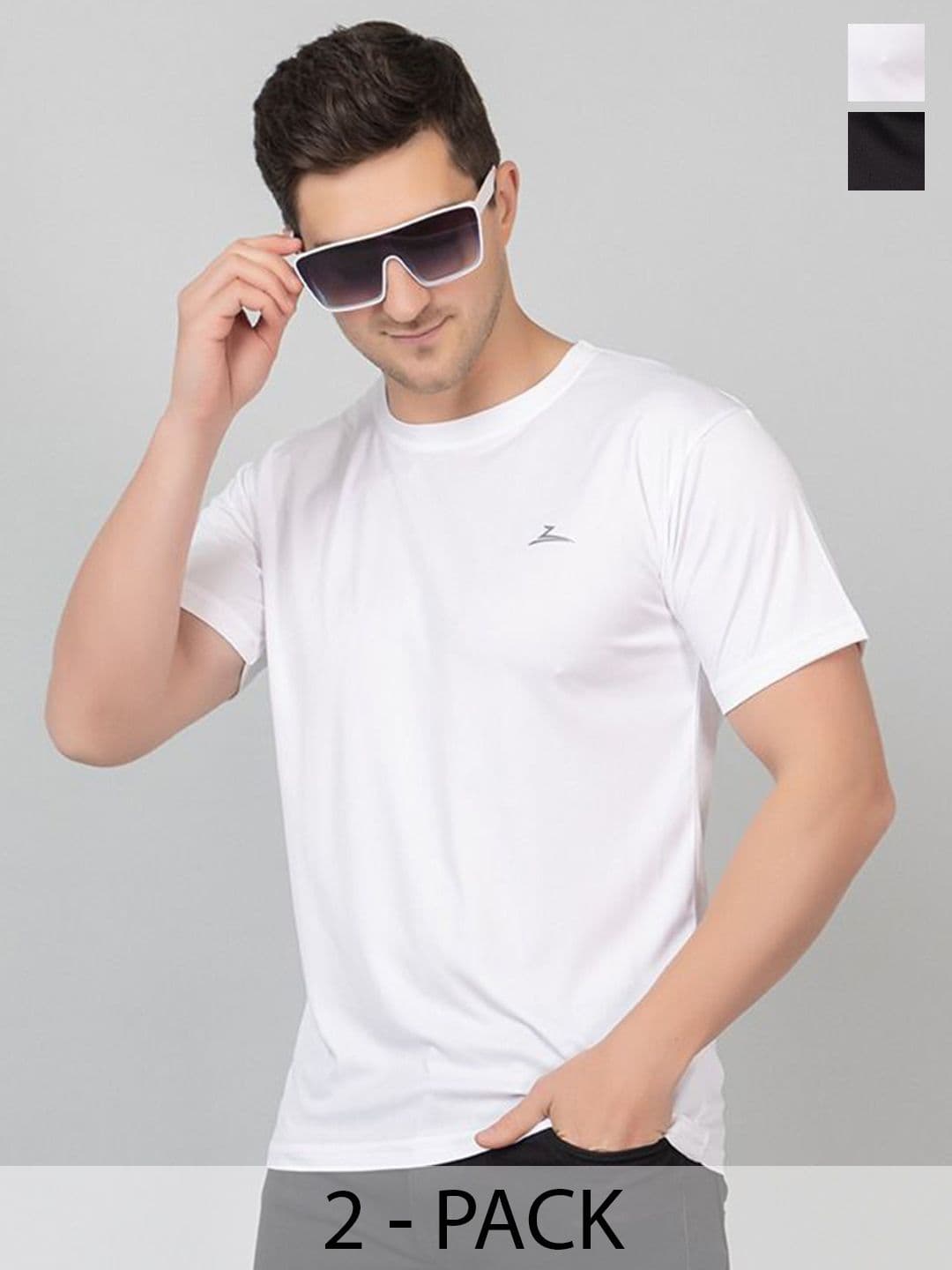 ZEFFIT Men Pack Of 2 Anti Odour Round Neck T-shirts - view 1
