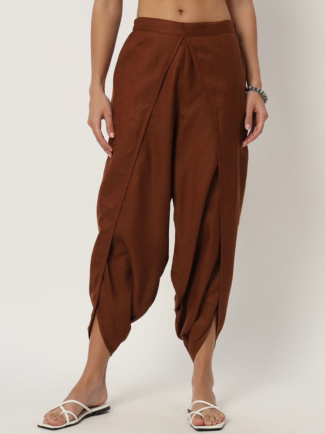 9rasa Women Cotton Dhoti Pants - view 1