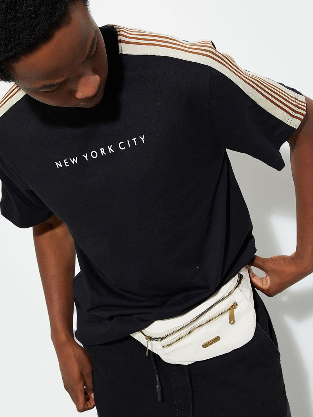 max URB_N Men Regular Fit Solid T-shirt - view 1