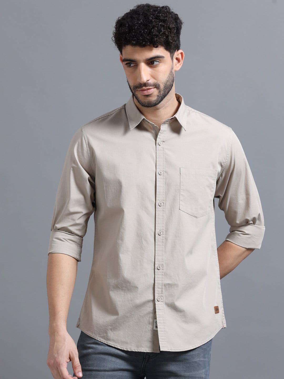 The Roadster Lifestyle Co Cotton Full Sleeve Shirts - view 1