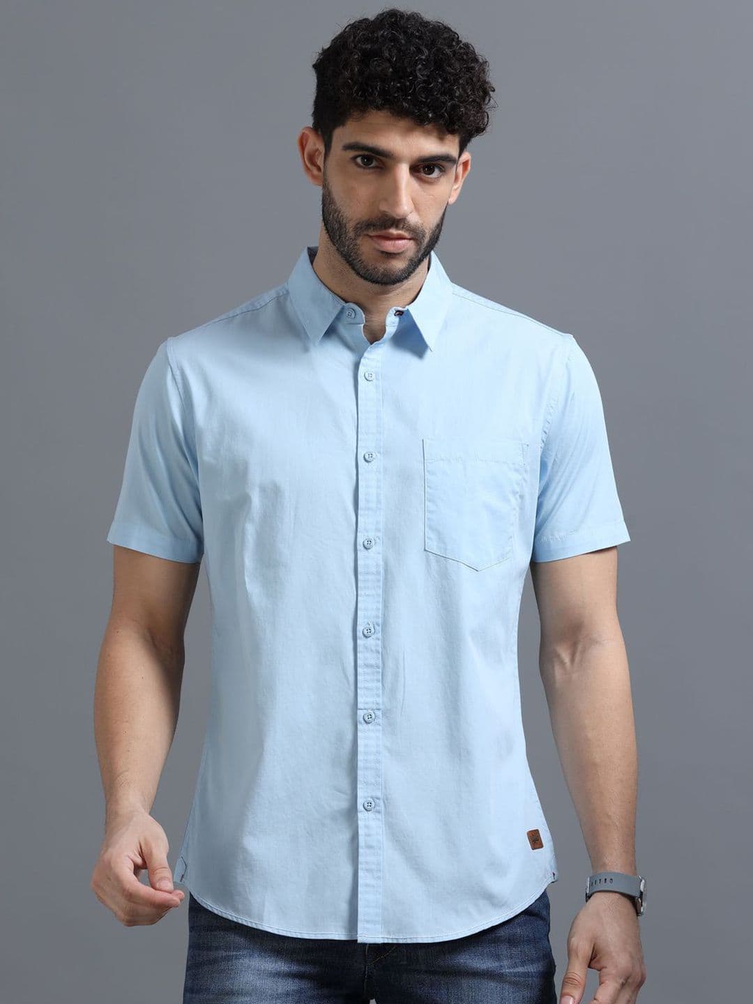 The Roadster Lifestyle Co Pure Cotton Half Sleeve Shirts - view 1