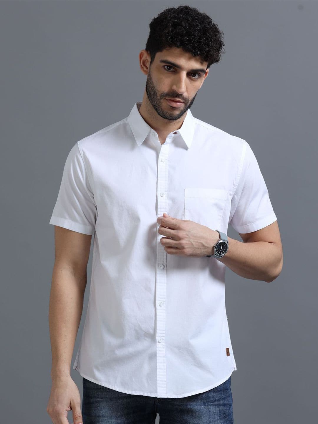 The Roadster Lifestyle Co Cotton Half Sleeve Shirts - view 1