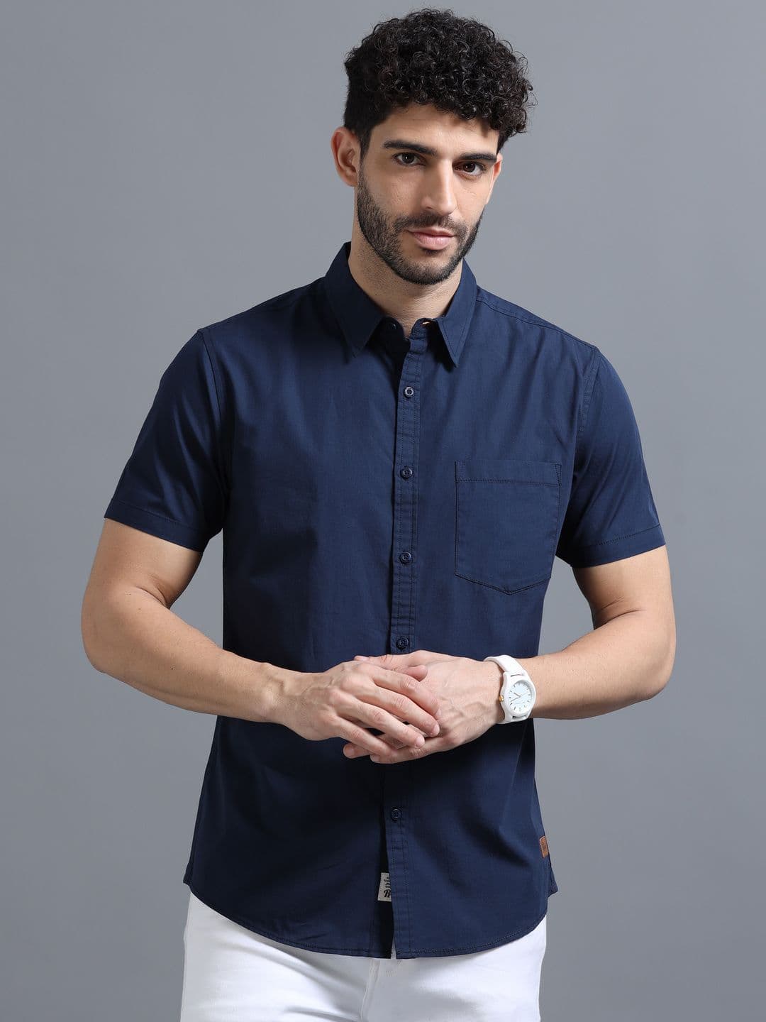 The Roadster Lifestyle Co Cotton Half Sleeve Shirts - view 1