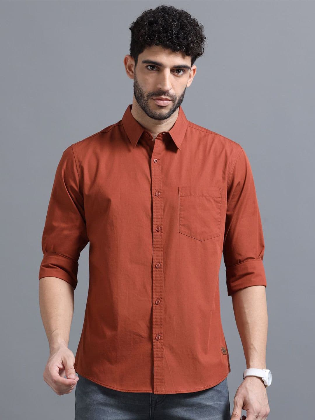 The Roadster Lifestyle Co Cotton Full Sleeve Shirts - view 1